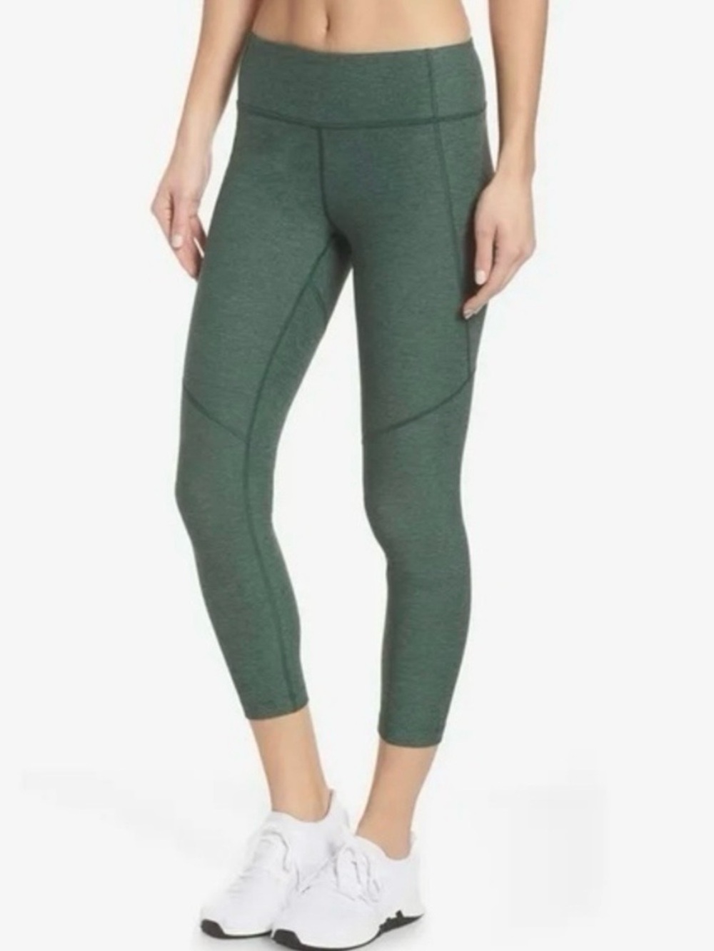 OUTDOOR VOICES Hunter Green Warmup 7/8 Compression Mid Rise Active Legging Sz XS